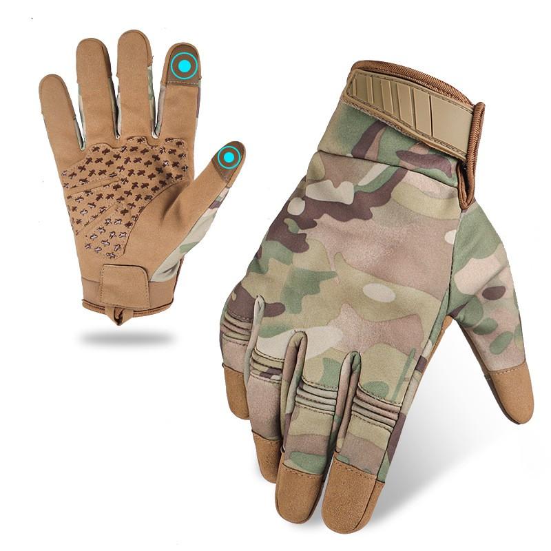 Outdoor Tactical Gloves Cycling Motorbike Riding Touchscreen Windproof Waterproof Warm Softshell Training