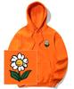 Single Flower Logo Hoodie - Orange
