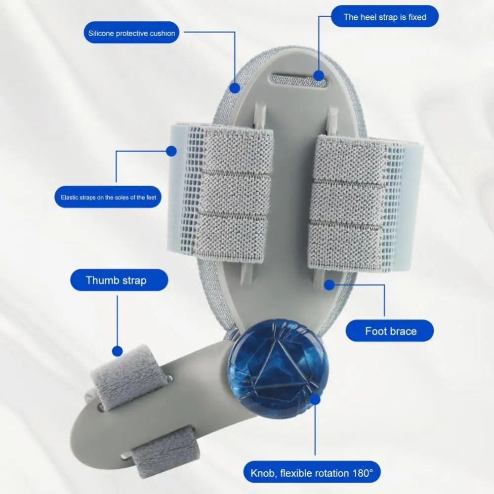 Adjustable Bunion Corrector with Anti-slip Heel Strap Rotatable Toe Braces  Men