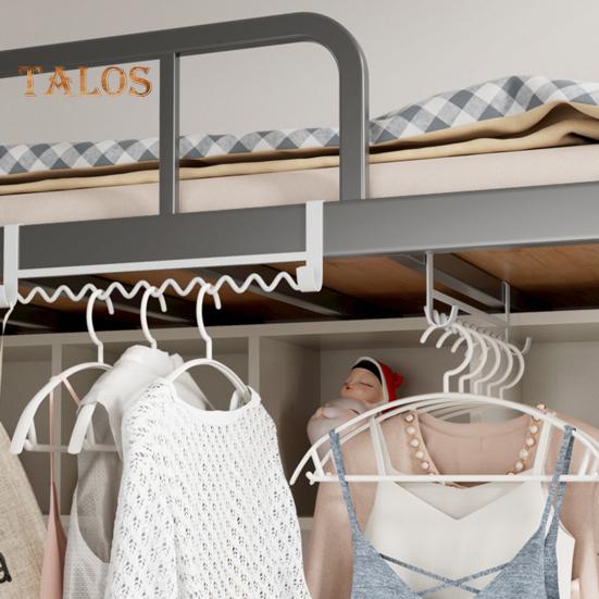 Hanger Fixed Hook Wave Shaped Storage 2 Colors Practical Punch-free Coat Rack Hook Bedroom Accessories