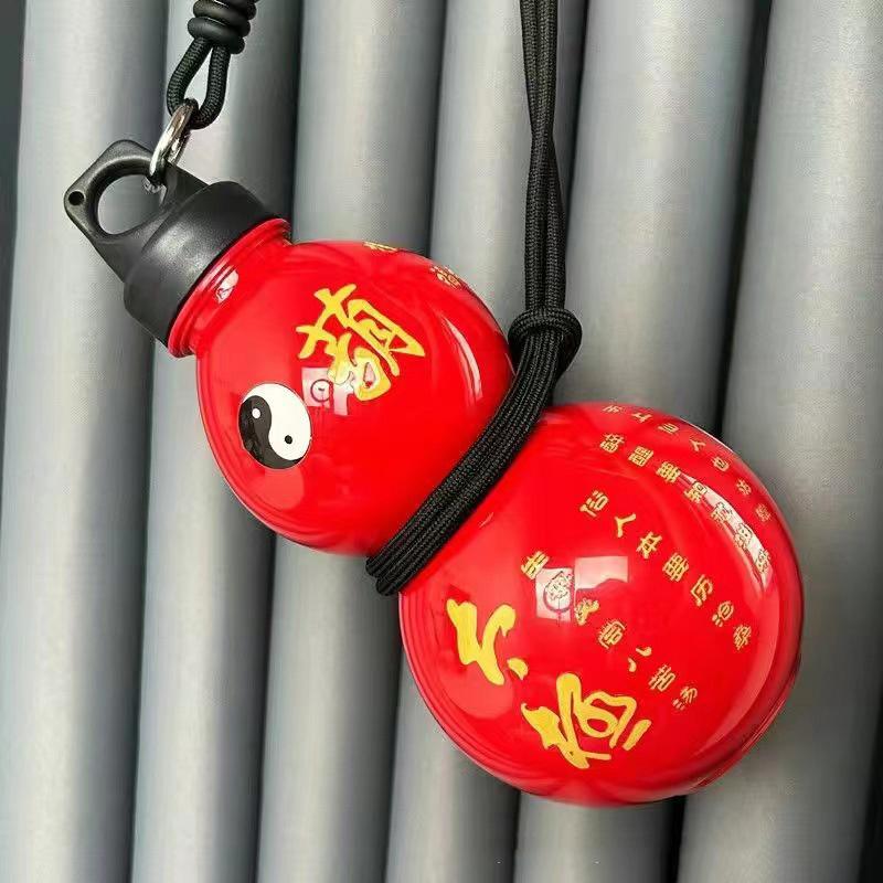 750Ml Gourd Water Bottle Child Water Gourd Kettle Chinese Retro Inspired Leakproof Water Jug For School Water Kettle
