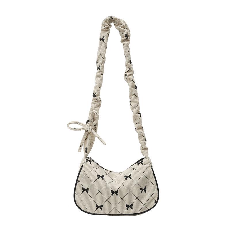 

Versatile Women s Canvas Bow Bag 2026 - Stylish, High-Capacity Shoulder Handbag білий