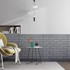 Solid color wall sticker 3D self-adhesive living room decoration wallpaper 35X38.5cm