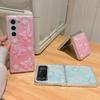 Butterfly Flower Resin Glitter Phone Case for Samsung Z Flip7/Z Fold8