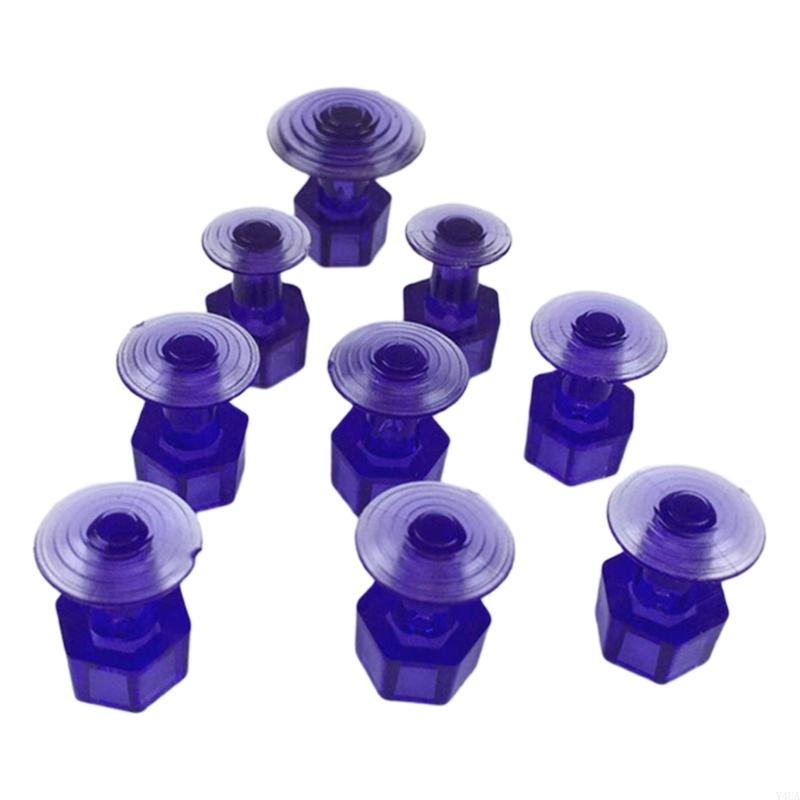 Y4UA 9pcs Dent Removal Pulling Dent Puller Dent Repair Tool Damage Removal Tool Auto Maintenance Tool