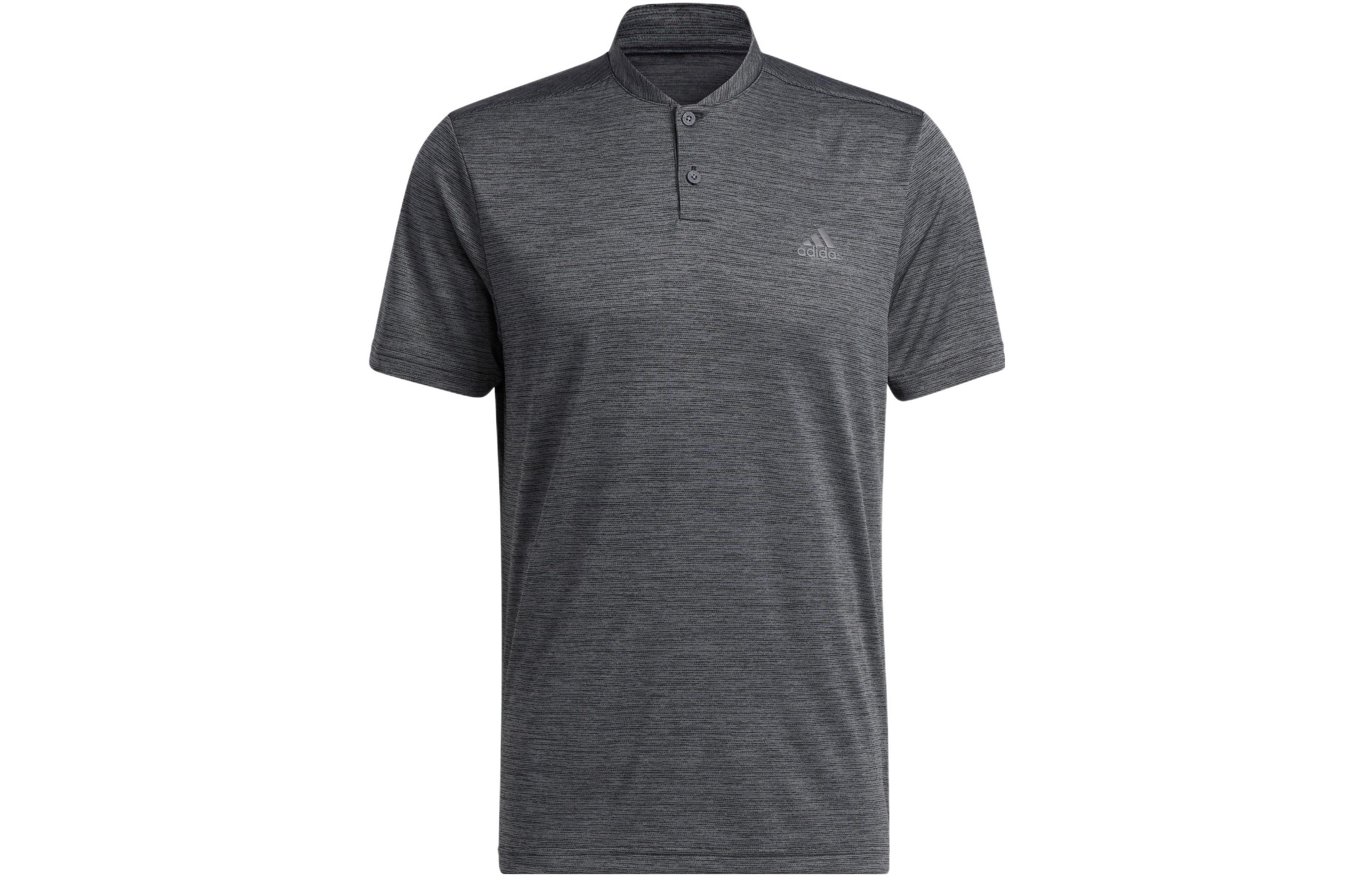 Adidas Polo Shirts Men s Gray Polo Collar Moderate Straight Fit HM7392 L