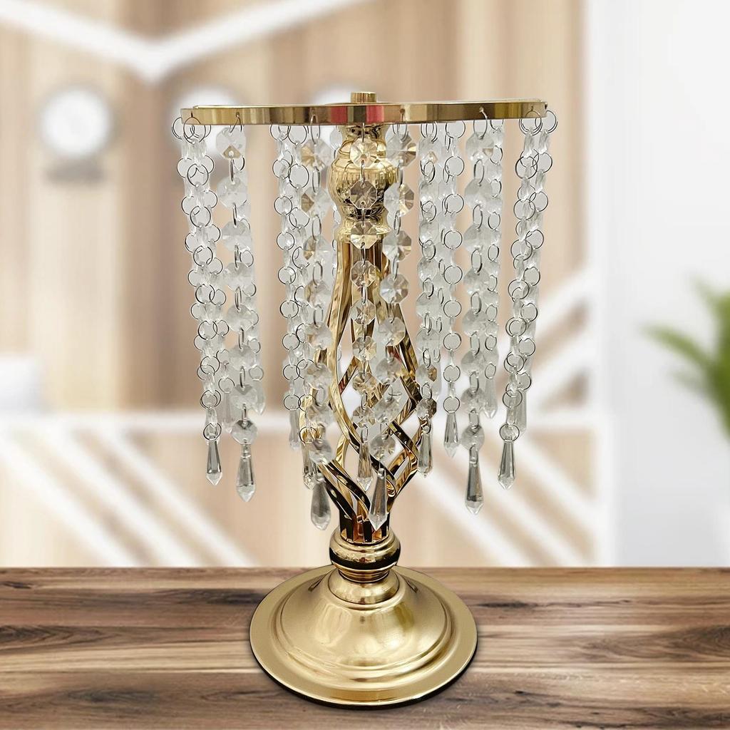 Tassel Candle Holder Road Leader Table Centerpiece Flower Vase Stand Decorations for Wedding Dinner