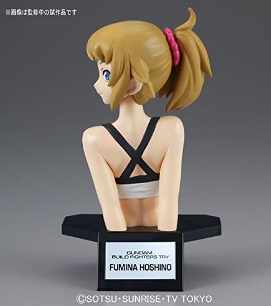 Poprsí Gundam Build Fighters Try Fumina Hoshino Plastikový model Figure-rise Barevně odlišený