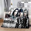 Coperta Artistica di Moda Tokio Hotel Rock Band Lenzuolo di Lusso per Camera da Letto Coperta Calda per Viaggi all'Aperto Campeggio Picnic Pausa Pranzo