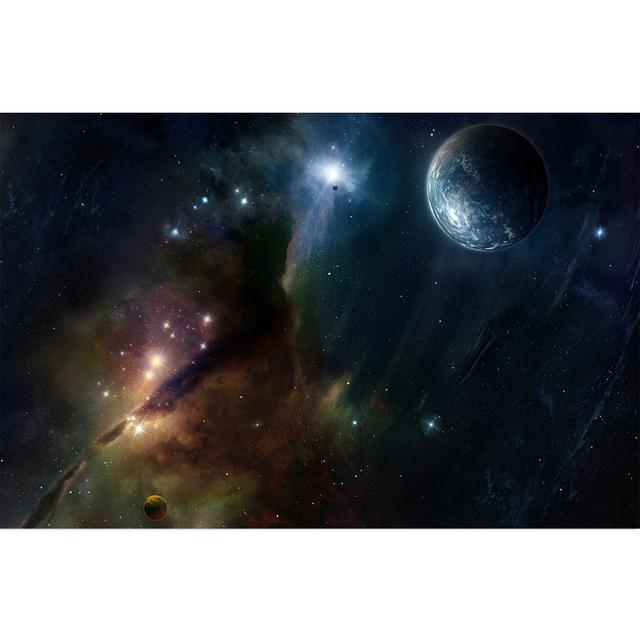 Earth Poster Cosmic Nebula Starry Sky Space Wall Canvas Painting Picture for Living Room Decor Posters and Prints with Unframed