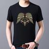 Casual Travel Sports Breathable Quick-drying O-neck Men's Top  T-shirt Summer Popular Pirate Skull Pattern Printed Shirt