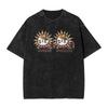 Vintage Washed T Shirt Clair Obscur Expedition 33 Game Simple T-Shirts  Fashion Tee Shirt for Male Summer Clothing
