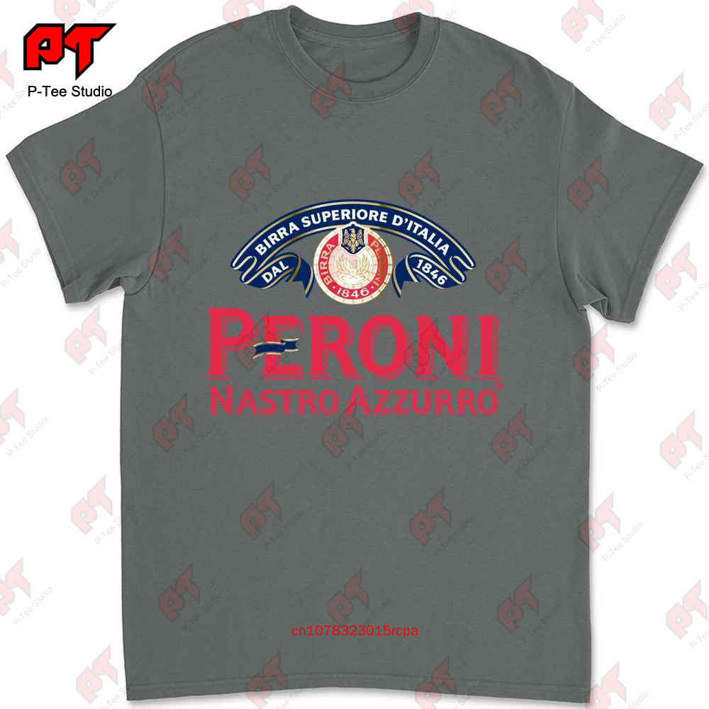 Peroni Nastro Beer Brewery Logo Tshirt EA22