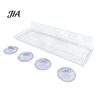 Wall Mounted Storage Rack Window Plant Shelf with Suction Cup And Protective Edge, Clear Acrylic Floating Sturdy Organizer Display Shelf, for