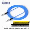 BOSENDE Telecommunication Grade Indoor Armored Single Mode Fiber Optic Patch Cable