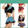 Alluring Womens School Girl Costume Featuring Fancy Dress And Eye-catching Colors