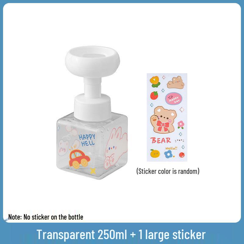 Cute Flower Foaming Soap Dispenser – Refillable Press-Type for Bathroom