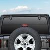 For 2018- Jeep Wrangler JL Gloss Black Rear Roof Brake Light Lamp Trim Cover