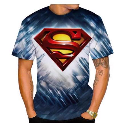 Summer Fashion Cool Superhero 3D Printed Men's T-Shirt Neutral Casual Retro Short Sleeve