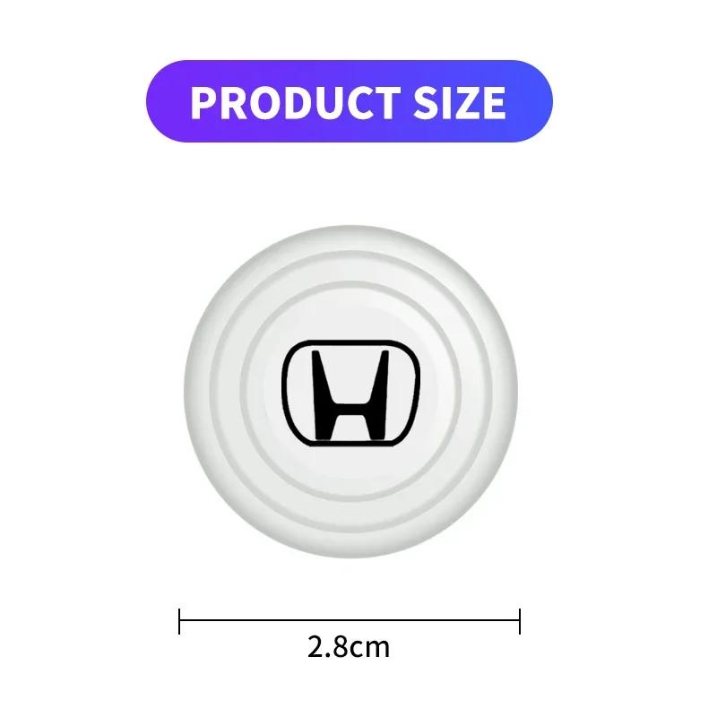 1/2/4Pcs Car Trunk Sound Insulation Pad Luminous Shock Absorber For Honda Civic xrv hrv crv brv City Accord Fit Jazz Insight