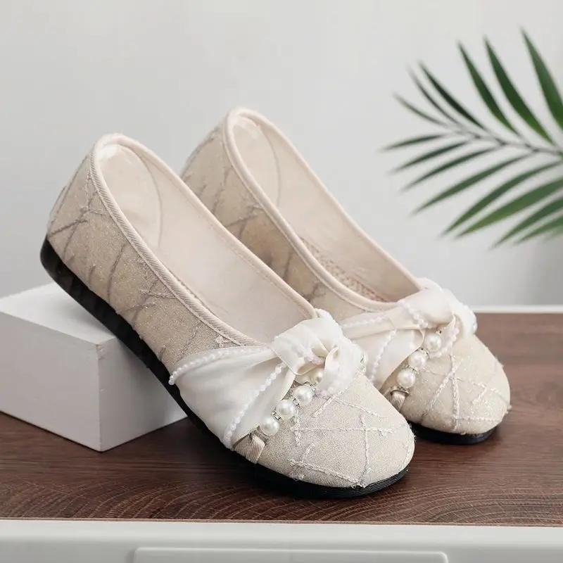 New Arrival Flat Spring Autumn Women's Shoes On Sale 2025 Designer Luxury Stylish Cheap Original Casual Light 39 Ladies Footwear