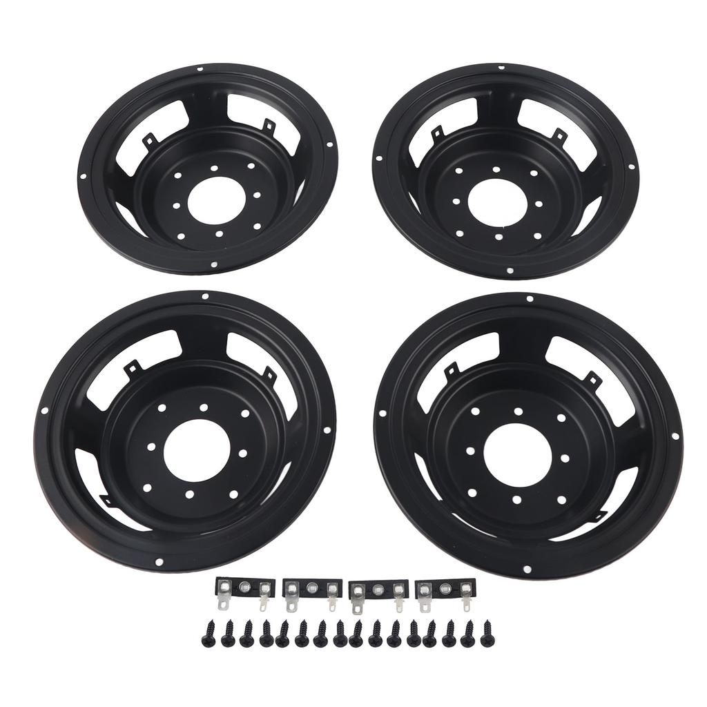 4pcs Speaker Basin Stand Iron DIY Repair Subwoofer Frame Basket for 6.5 Inch Speakers