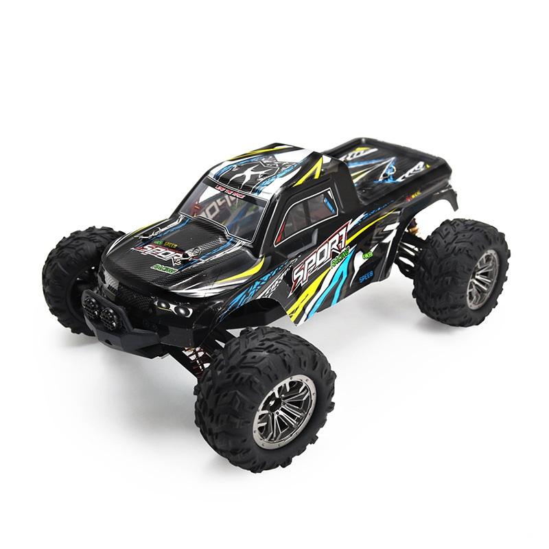 1:10 4WD Full Proportional RC Monster Truck, 45km/h High Speed 2.4G Off-Road Crawler with 7.4V Battery for Hobbyists