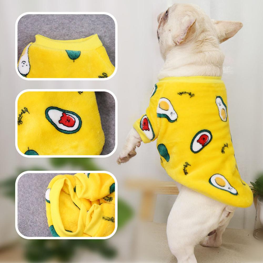 Drăguț cu imprimeu pentru câini de talie mică, haină cu glugă, vestă, iarnă, haine calde pentru animale de companie, pentru buldog francez, hanorac Shi-Tzu, cățeluș, pisică, jachetă pentru animale de companie.