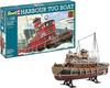 German Revell 1/108 Harbor Tugboat Plastic Model
