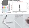 Acrylic Dry Erase Board LED Light Up Note Board with Markers Modern Message Center for Desk or Wall Writing Board Daily Planner