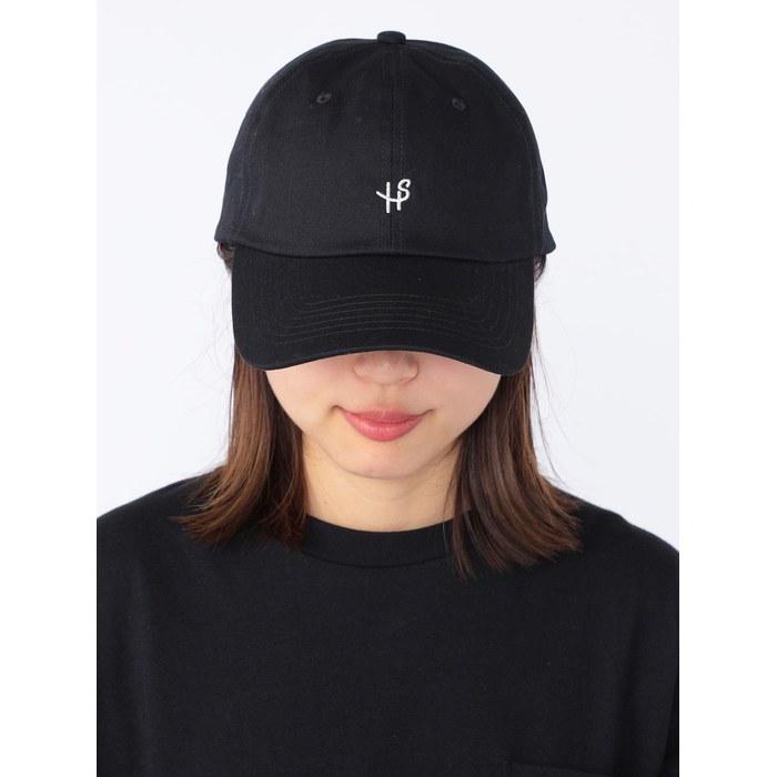 [Ships] Cap Web Exclusive One-Point Logo Embroidery Oversized Cap Men's 118540095 Black ONE SIZE