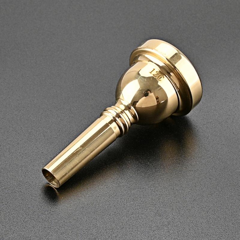 12C Pro Trumpet Mouthpiece Gold Copper Musical Brass Instruments Trumpet Accessories