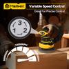 MELLWIN Cordless Electric Orbital Sander 3 Speeds Adjustable Woodworking Sanding Polishing Machine For Makita 18V Battery Pin