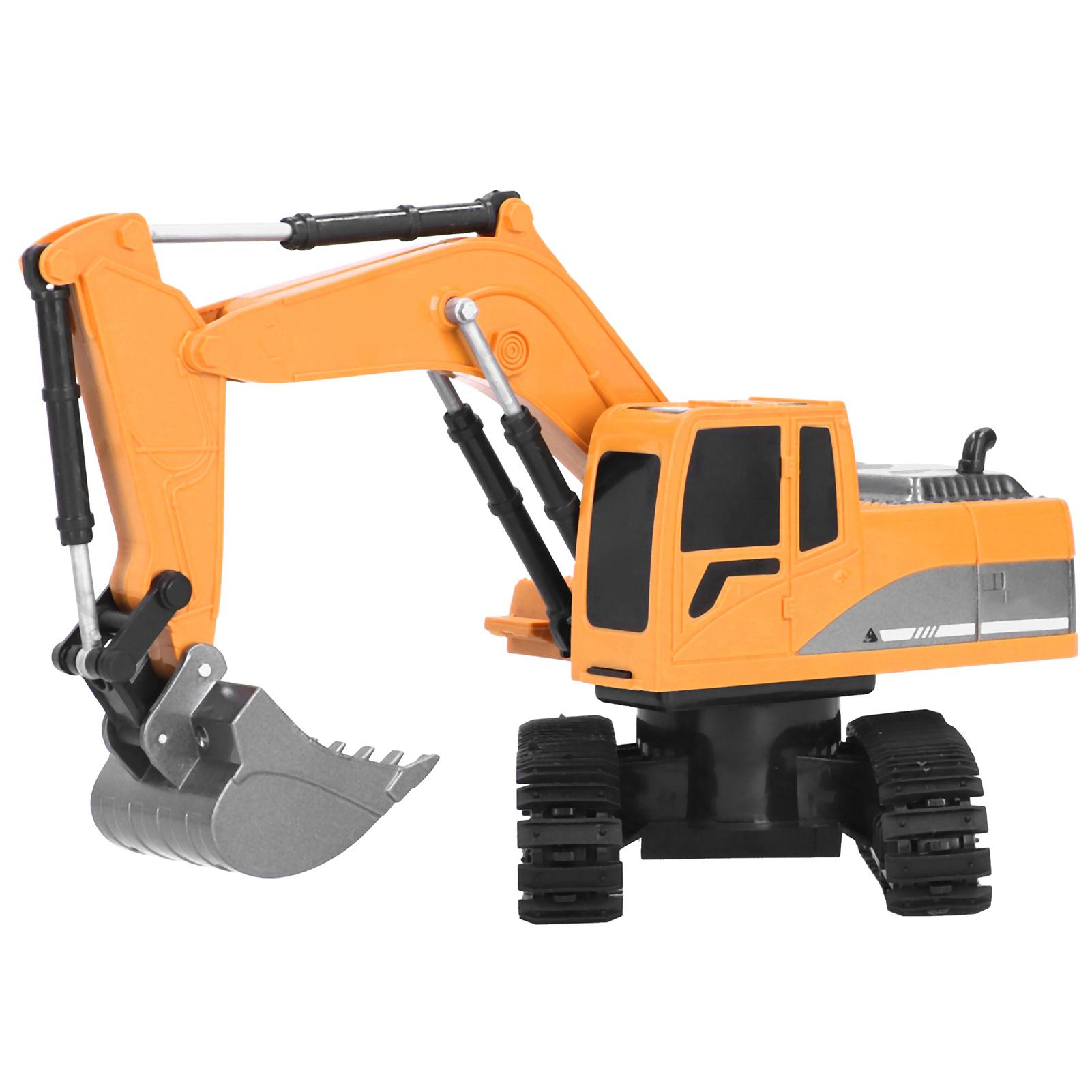 1:24  RC Engineering Van Remote Control Excavator Metal Children Toy Model Car Kid Gift