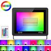 With Remote RGB LED Floodlight Multicolor Outdoor Lighting Reflector Landscape Lights  Garden