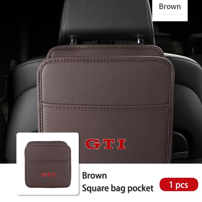 Portable Car Foldable Trash Can Hanging Stuff Storage Case For Volkswagen VW Scirocco Passat Polo B5 B6 B7 CC Tiguan Sharan 5HDSA