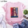 Nezuko Kimetsu No Yaiba Funny Graphic Pink T Shirts Women Vintage Anime Print Tee Shirt 90S
