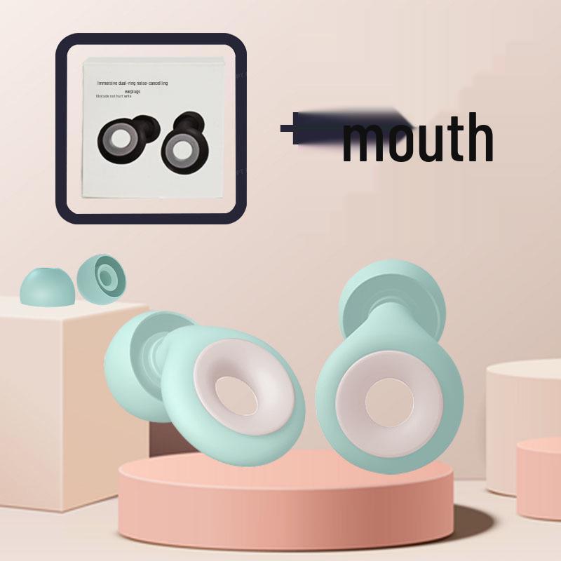 Silicone Soundproof Earplugs for Sleep & Travel - Noise Reduction for Dorms & Airplanes