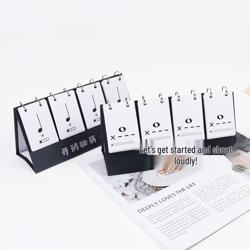 Rhythm Desk Calendar: Music Sight-Reading & Note Training Cards for Teaching