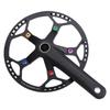 5pcs Aluminum Alloy Chainring Bolts Single Chainwheel Bolts Nut Single Speed Chainwheel Screws for Road, Mountain Bike