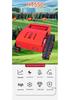 Hybrid Remote Control Lawn Mower HT550: Oil-Electric Self-Propelled Grass Shredder and Orchard Weeder