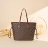 New Women's Bag Retro Large-capacity Plaid Tote Bag Fashionable Simple and Versatile Portable Shoulder Bag