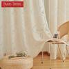 1PC Nuan Series Jacquard Window Sheer Curtain European Design Flowers Tulle Living Room Curtain For Home Decor