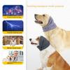 Quiet Ears for Dogs Adjustable Calming Snood Warm Fleece Lining Multifunctional Anxiety Relief Pet Scarf for Noise Protection