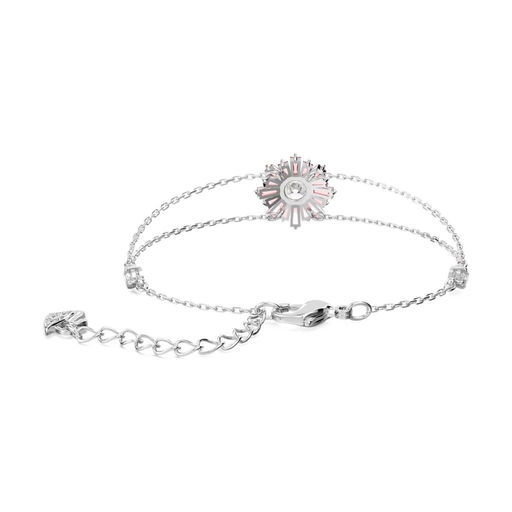 Swarovski Sunshine Rhodium Plated Bracelet Women Bracelet Pink 5642968