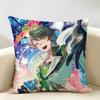 EEnsemble Stars Anime Cushion Cover Natural Linen Organic Fabric DoubleSided Printing Room Sofa Decor Pillow Case