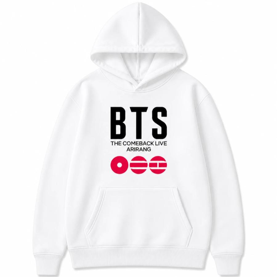2026 Hot Sale BTS Hoodies Men Women Unisex Fashion Gothic Oversized Sweatshirt Perfect for Commute & Loungewear