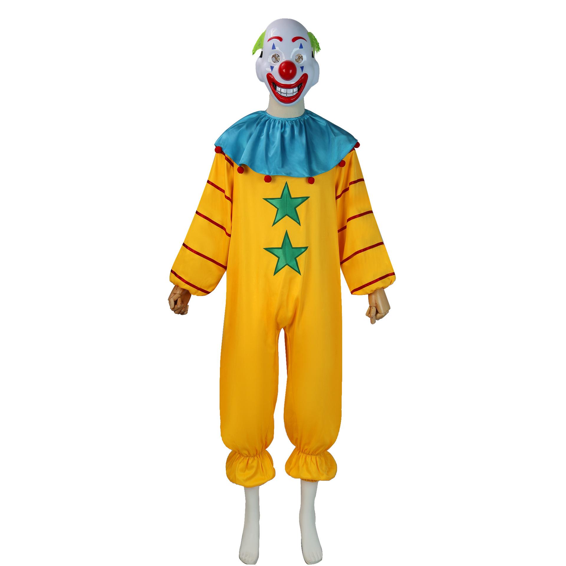 Slepkavojošie klauni Cosplay kombinezona kostīmu komplekts