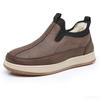 New Cotton Shoes for Men In Winter Cold Resistant Thickened Warm Fashionable Waterproof Simple Comfortable Snow Boots