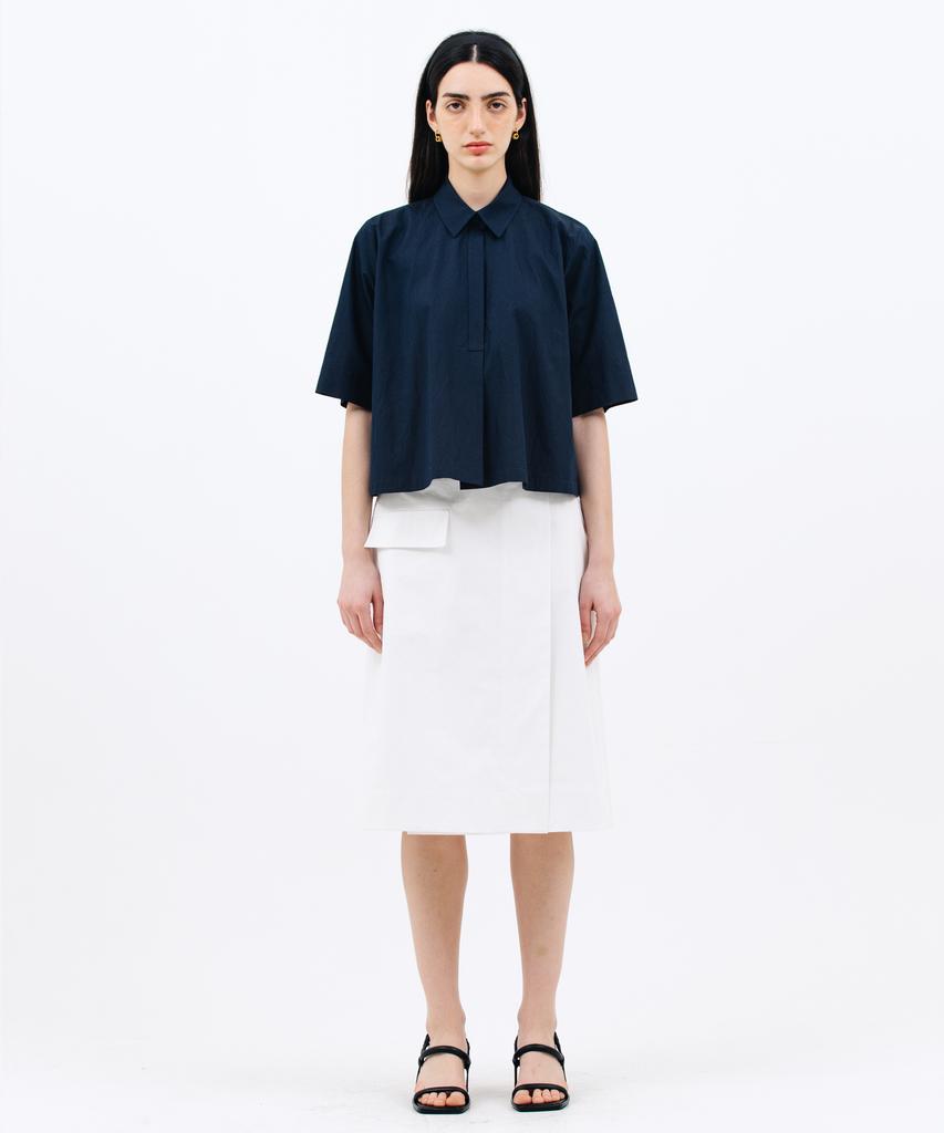 Jun By Jun K Pocket Wrap Skirt_White